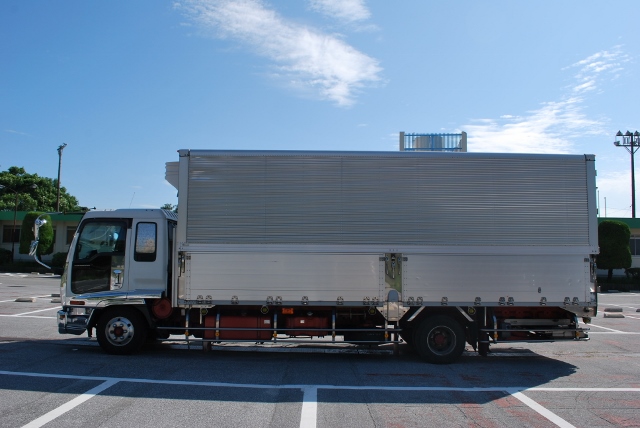 Ｈ19　いすゞ　フォワード　冷凍ウィング　格納ＰＧ付