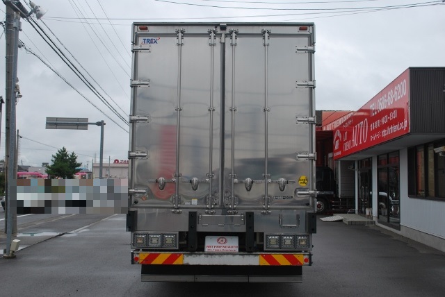 【42】H25  UDトラックス　クオン　中低床冷凍ウイング　リアエアサス