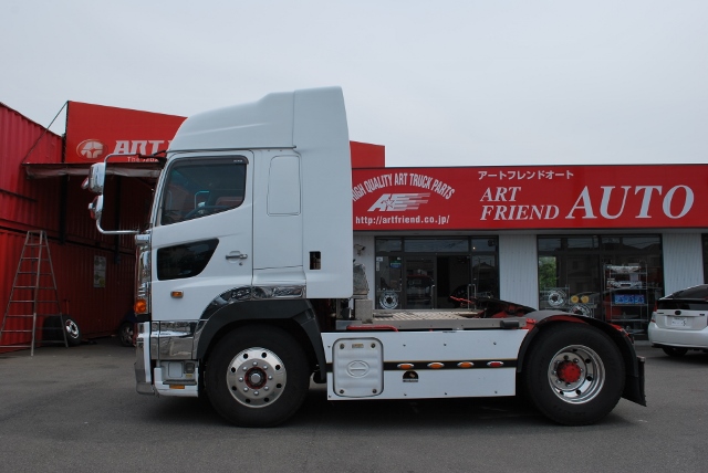 H18　日野　グランドプロフィア　トレーラーヘッド　　ハイルーフ　リアエアサス　海コン緩和