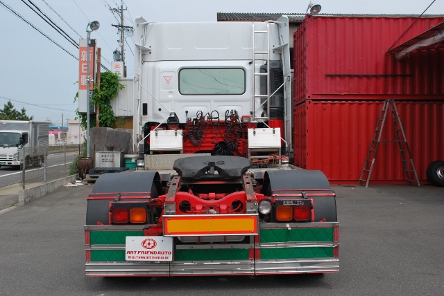 H18　日野　グランドプロフィア　トレーラーヘッド　　ハイルーフ　リアエアサス　海コン緩和