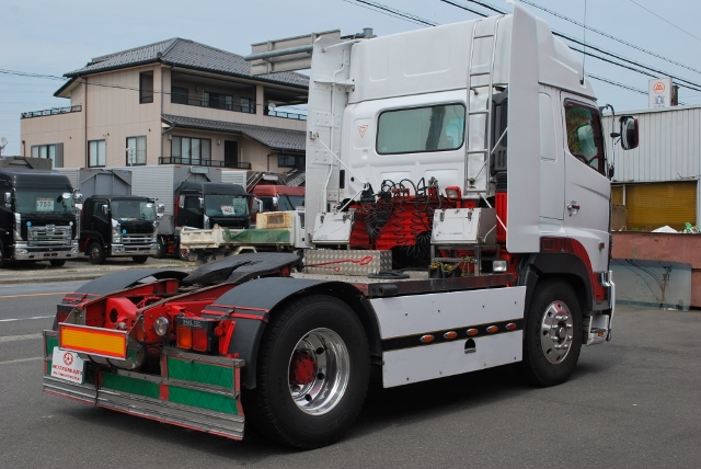 H18　日野　グランドプロフィア　トレーラーヘッド　　ハイルーフ　リアエアサス　海コン緩和