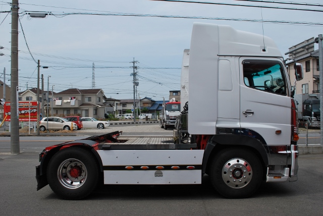 H18　日野　グランドプロフィア　トレーラーヘッド　　ハイルーフ　リアエアサス　海コン緩和
