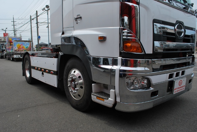 H18　日野　グランドプロフィア　トレーラーヘッド　　ハイルーフ　リアエアサス　海コン緩和