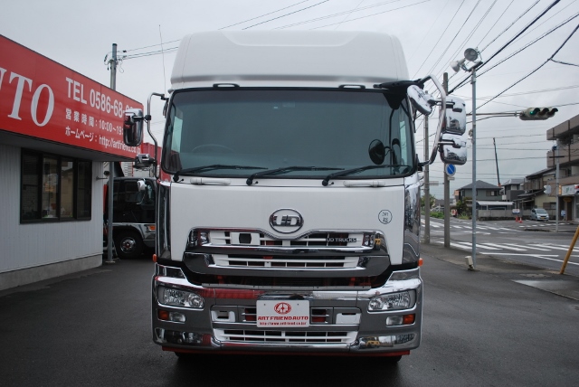 【41】H24 UDトラックス　クオン　冷凍バン　ハイルーフ　総輪エアサス