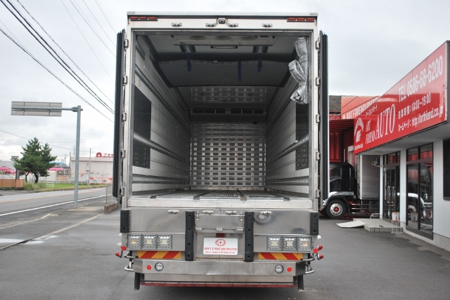 【41】H24 UDトラックス　クオン　冷凍バン　ハイルーフ　総輪エアサス