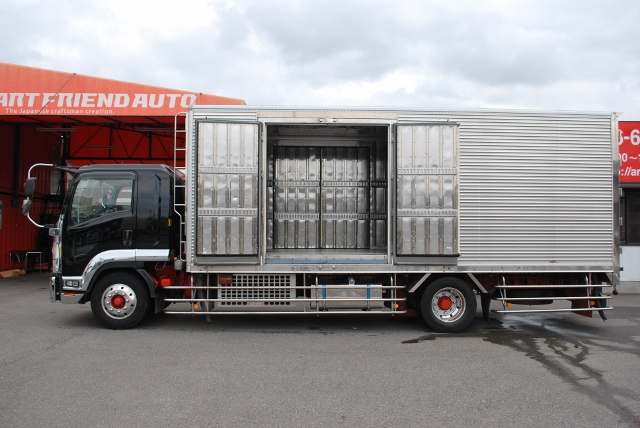 H21　いすゞ　フォワード　冷凍バン　増トン車　リアエアサス