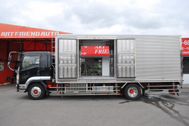 H21　いすゞ　フォワード　冷凍バン　増トン車　リアエアサス