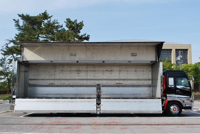 【87】いすゞギガ　高床　アルミウイング　ハイルーフ　リヤエアサス