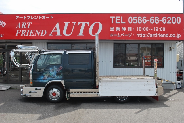 H14　ニッサンディーゼル　アトラス　Wキャブ　デコトラ