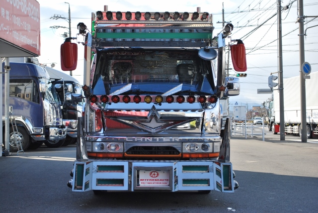 【71】H7　三菱ふそう　キャンター　平ボディ　デコトラ