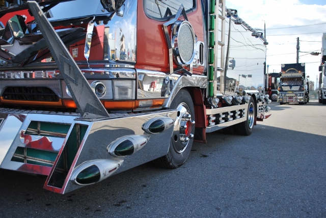 【71】H7　三菱ふそう　キャンター　平ボディ　デコトラ