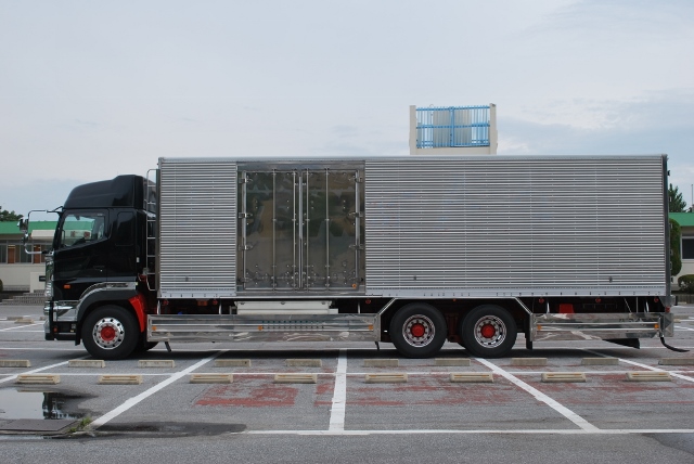 【110】Ｈ２７　グランドプロフィア　高床　冷凍アルミバン　総輪エアサス　ハイルーフ