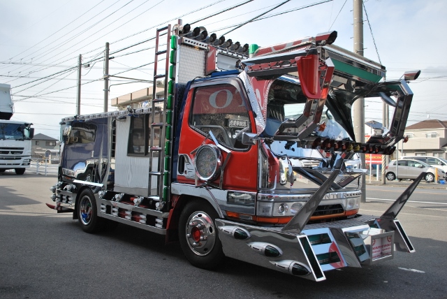 【71】H7　三菱ふそう　キャンター　平ボディ　デコトラ