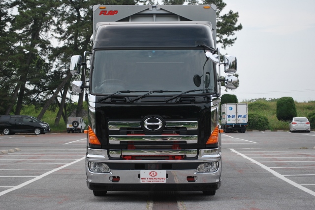 日野　グランドプロフィア　4軸低床　ヤマダボデー　ハイルーフ　新車