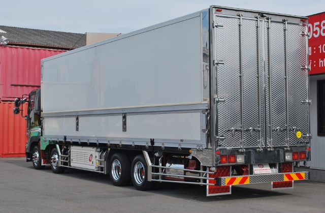 【251】日野　グランドプロフィア　低床　冷凍ウイング　カスタム多数　ジョロダー4列