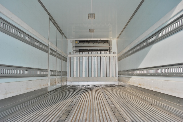 【218】日野レンジャー　ワイド　増トン　冷凍バン　格納ゲート　リヤエアサス