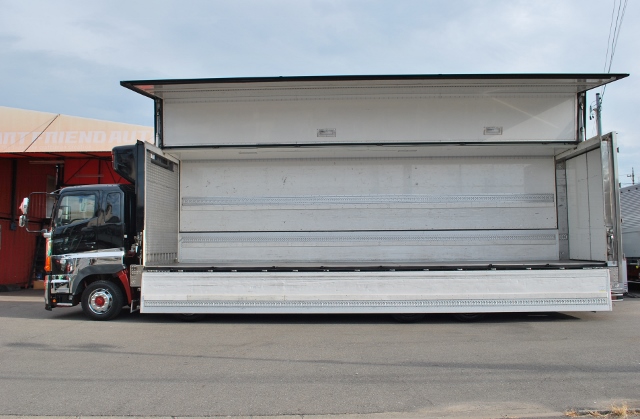 【251】日野　グランドプロフィア　低床　冷凍ウイング　カスタム多数　ジョロダー4列