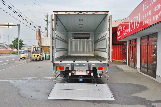 【218】日野レンジャー　ワイド　増トン　冷凍バン　格納ゲート　リヤエアサス