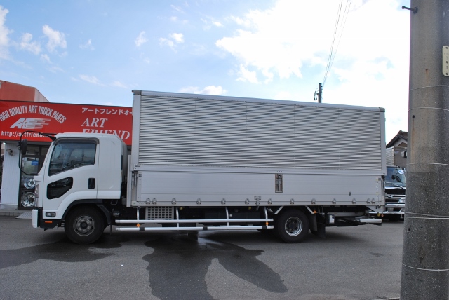 【45】H25 いすゞ　フォワード　冷凍ウイング　格納式パワーゲート付