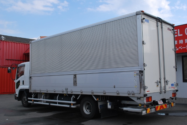 【45】H25 いすゞ　フォワード　冷凍ウイング　格納式パワーゲート付