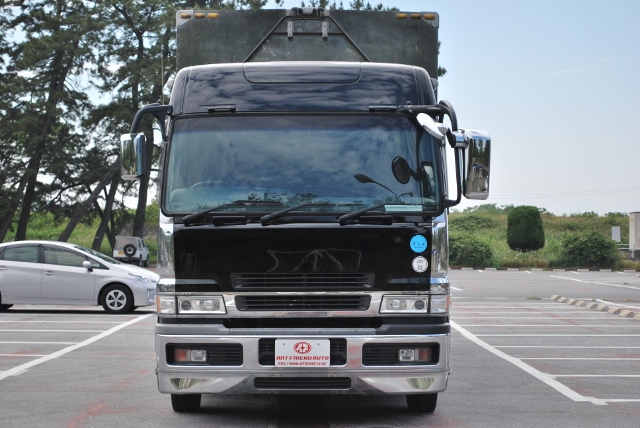 Ｈ１６　三菱　スーパーグレート　アルミｳｨﾝｸﾞ　ハイルーフ　総輪エアサス　低床