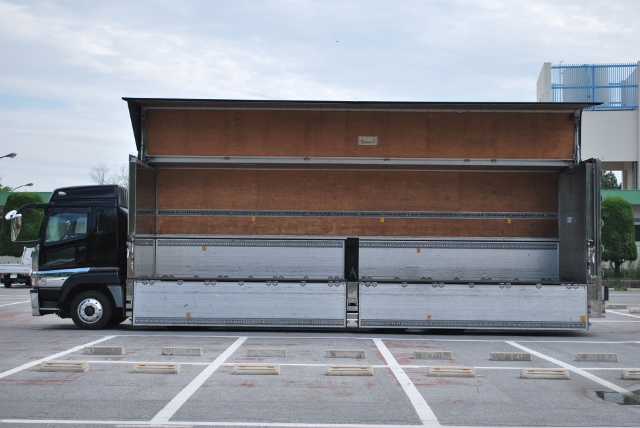 Ｈ１６　三菱　スーパーグレート　アルミｳｨﾝｸﾞ　ハイルーフ　総輪エアサス　低床