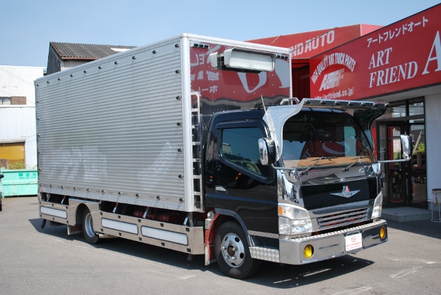H14　三菱ふそう　キャンター　アルミバン