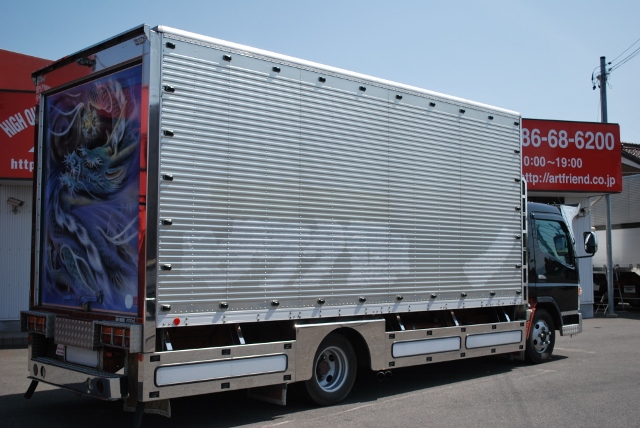 H14　三菱ふそう　キャンター　アルミバン