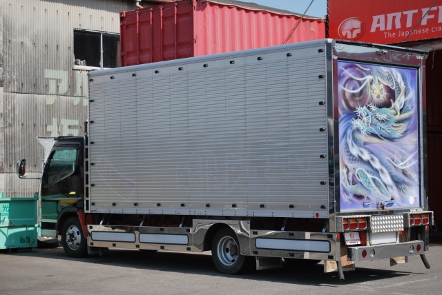 H14　三菱ふそう　キャンター　アルミバン