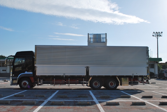 H23 三菱ふそう　スーパーグレート　中低床アルミウイング