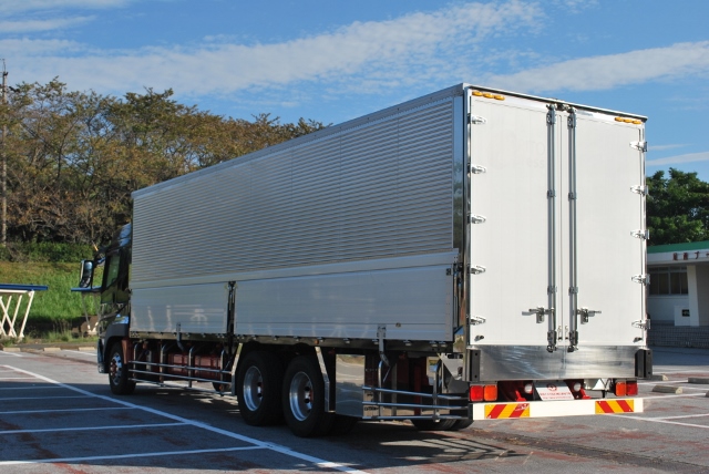 H23 三菱ふそう　スーパーグレート　中低床アルミウイング