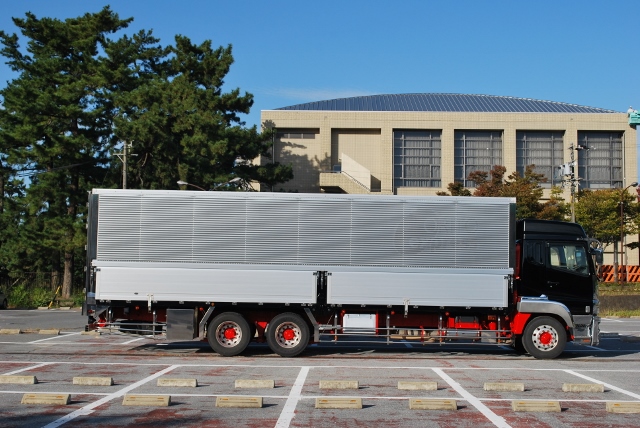 H23 三菱ふそう　スーパーグレート　中低床アルミウイング