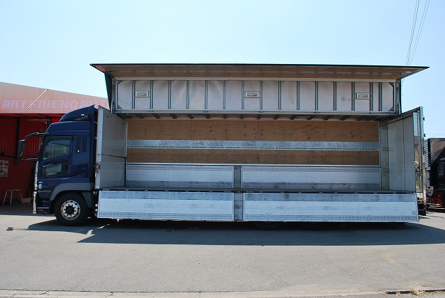 【255】三菱スーパーグレート　中低床　アルミウイング　ハイルーフ　リヤエアサス