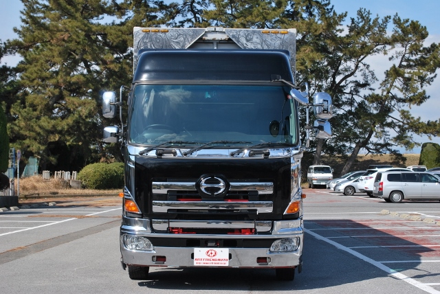 【76】H23　日野　グランドプロフィア　ハイルーフ　リアエアサス　アルミウイング