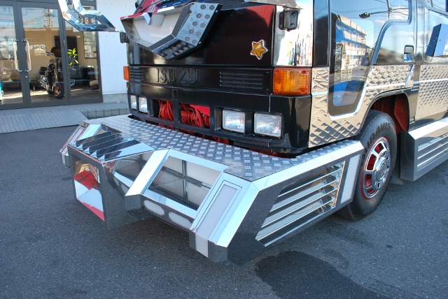 Ｈ２　いすゞ　エルフ　Ｗキャブ　平ボデー　８ナンバー　カスタム多数