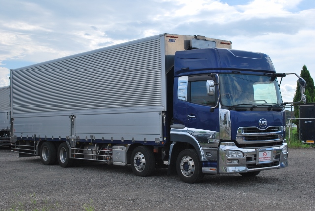 【142】Ｈ24　ＵＤ　クオン　アルミウイング　ハイルーフ　リヤエアサス