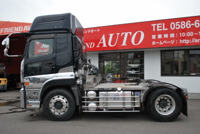 H23 クオン　トレーラーヘッド　ハイルーフ　リアエアサス