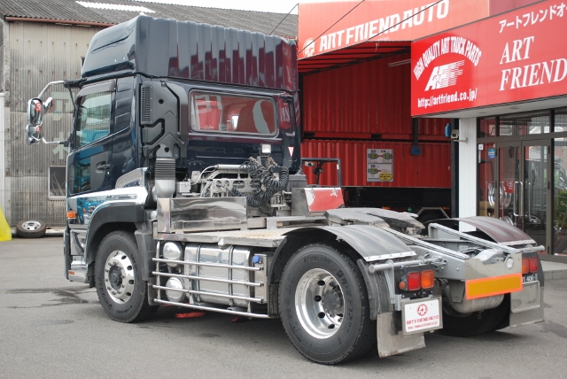 H23 クオン　トレーラーヘッド　ハイルーフ　リアエアサス