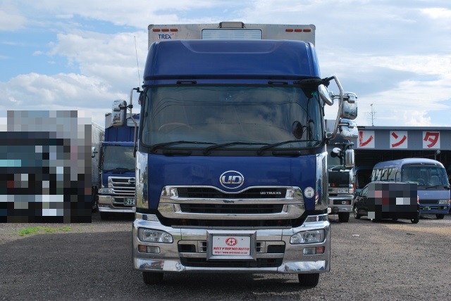 【142】Ｈ24　ＵＤ　クオン　アルミウイング　ハイルーフ　リヤエアサス