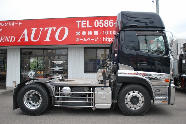 H23 クオン　トレーラーヘッド　ハイルーフ　リアエアサス