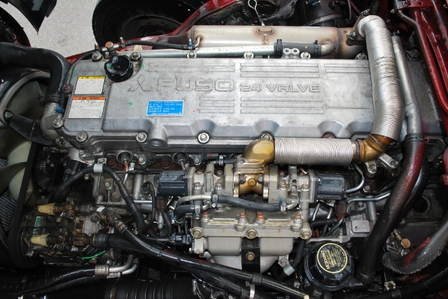 Ｈ２２　三菱　ベストワンファイター　冷凍ウィング　セミワイド　造りボデー　１ｍアオリ