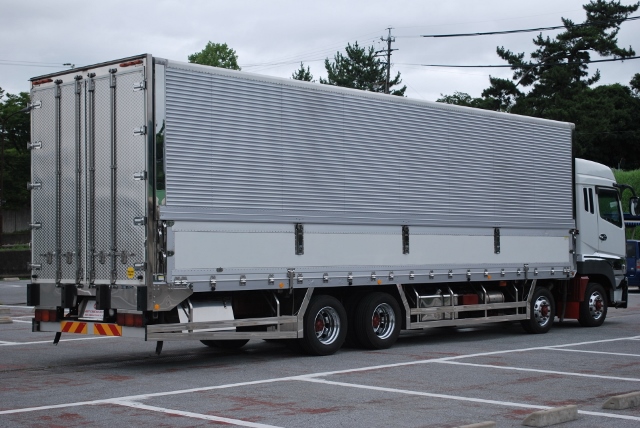 H24 スーパーグレート　冷凍ウイング　ハイルーフリアエアサス