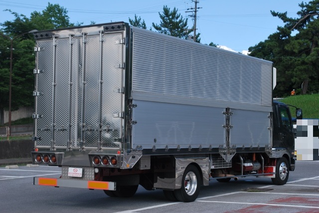 Ｈ２２　三菱　ベストワンファイター　冷凍ウィング　セミワイド　造りボデー　１ｍアオリ