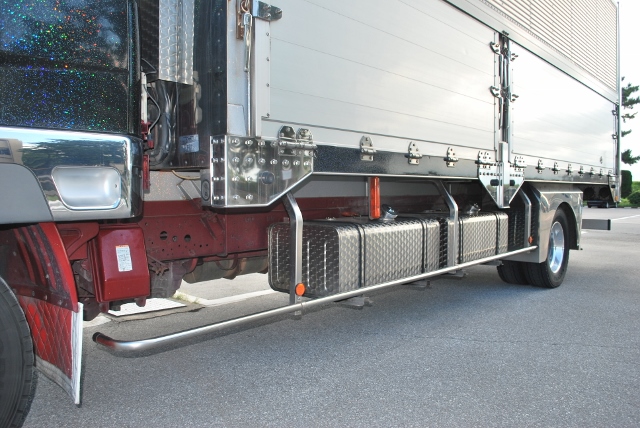 Ｈ２２　三菱　ベストワンファイター　冷凍ウィング　セミワイド　造りボデー　１ｍアオリ