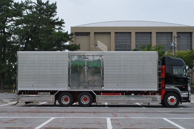【110】Ｈ２７　グランドプロフィア　高床　冷凍アルミバン　総輪エアサス　ハイルーフ