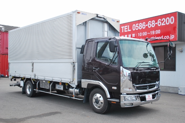 H19 三菱ふそう　ファイター　パワーゲート付き冷凍ウイング