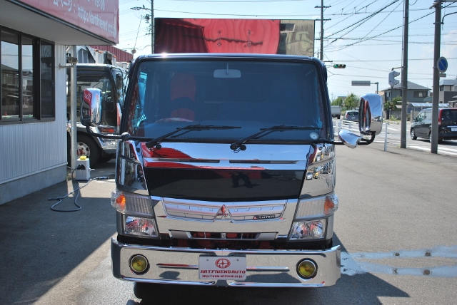 H24 　三菱ふそう　ブルーテックキャンター　平ボディWキャブ