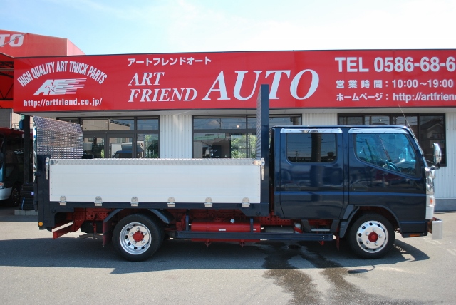 H24 　三菱ふそう　ブルーテックキャンター　平ボディWキャブ