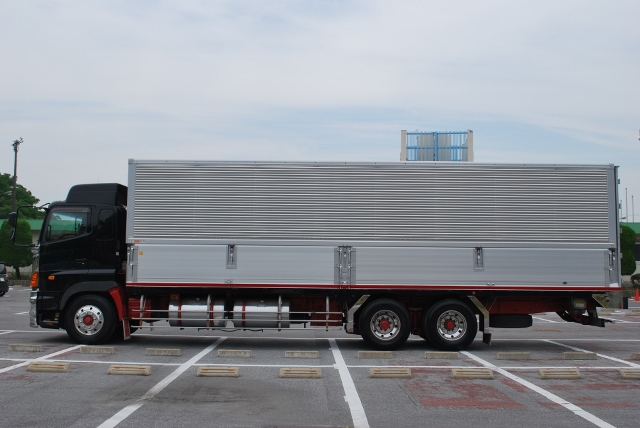 【118】H16 グランドプロフィア　ハイルーフ　３軸中低床　アルミウイング