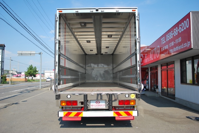 【26】H27　UDトラックス　クオン　中低床アルミウイング　ハイルーフ